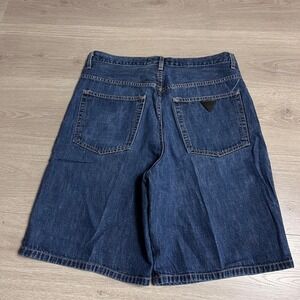 Vintage 90s GUESS JEANS Denim Shorts Blue Mens Size 34 Straight Leg‎ Classic Fit